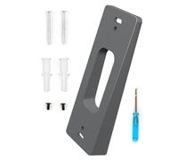 Supporto per videocitofono - ad anello per fotocamera, piastra per campanello, supporto antifurto sicuro, adattatore per montaggio a parete impermeabile, base girevole regolabile,