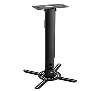 Supporto per Videoproiettore Universale da Soffitto, Supporto Universale Estensibile, parete/muro/soffitto staffa Staffa Regolabile per Proiettore Portata Fino a 13.6kg Supporto per Proiettore PR05B