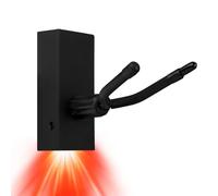 Supporto per violino con luce posteriore, supporto da parete, gancio a LED, supporto per violino, gancio per chitarra accessori per violino (Color : Violin Hanger Red)