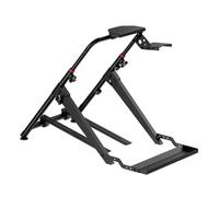Supporto per volante per simulatore da corse Ranqer Racing Wheel - Adatto per Logitech e Thrustmaster - Regolabile - Compatibile con la maggior parte dei volanti, pedali e cambi - In acciaio - Nero