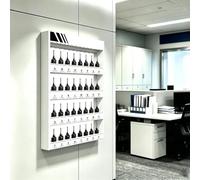 Supporto per Walkie Talkie Organizer da parete per radio bidirezionali di livello industriale, supporto per walkie-talkie a 1/2/3/4 ripiani per pattuglie di sicurezza, cantieri edili