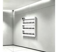 Supporto per Walkie Talkie Scaffale da parete a 1/2/3/4 ripiani per walkie-talkie, supporto universale per radio amatoriali bidirezionali, gancio multi-griglia per radio e microfoni