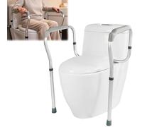 Supporto per WC in standing Aid Toilet, maniglie per WC per anziani, altezza regolabile 65 - 75 cm, supporto WC per anziani, disabilità, donne incinte