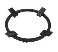 Supporto per Wok in Ferro Nero Antiscivolo per Fornelli a Gas | Anello Sostitutivo Tondo, Design Compatto e Leggero, per Bruciatore e Pentola, Accessorio Cucina