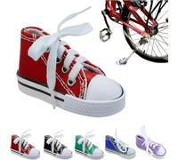 Supporto Personalizzato per Piedi Moto, Piccolo Supporto Laterale per Scarpe da Moto con Cavalletto, Piastra di Estensione per Cavalletto Laterale, Accessori per Moto in Tela Mini e Carini (Rosso)
