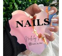 Supporto Personalizzato Per Unghie, Regalo Per Tecnici Delle Unghie, Disco Personalizzato Per Nailfie, Insegna In Acrilico Per Nailfie Da Utilizzare Come Supporto Per Foto Sui Social Media(Color 10)
