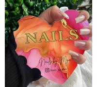 Supporto Personalizzato Per Unghie, Regalo Per Tecnici Delle Unghie, Disco Personalizzato Per Nailfie, Insegna In Acrilico Per Nailfie Da Utilizzare Come Supporto Per Foto Sui Social Media(Color 8)