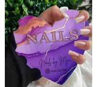 Supporto Personalizzato Per Unghie, Regalo Per Tecnici Delle Unghie, Disco Personalizzato Per Nailfie, Insegna In Acrilico Per Nailfie Da Utilizzare Come Supporto Per Foto Sui Social Media(Color 7)