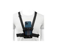 Supporto pettorale per cellulare con clip per cellulare, action camera POV, compatibile con Samsung e iPhone Plus