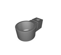 Supporto Phon Asciugacapelli per Barra Portasciugamani Bagno Stampato 3D