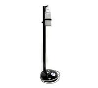 SUPPORTO/PIANTANA DISPENSER PER GEL IGIENIZZANTE (NERO)