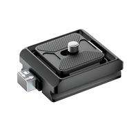 Supporto piastra a sgancio rapido per configurazioni della fotocamera Installazione rapida Sicuro Design antiscivolo 1/4 e 3/8 fori per viti Adattatore per montaggio fotocamera