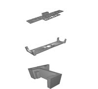 Supporto Piattaforma Display B-25J Mitchell Nakozen Kit Card 3UDC Staffa