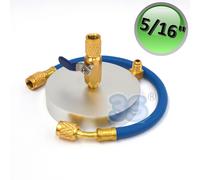 Supporto piattello per bombola da 1 Kg attacco 5/16 - con frusta