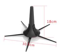 Supporto piatto per clarinetto flauto in ABS con 5 gambe pieghevoli portatili