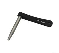 Supporto piatto per giraraggi, per costruttori di ruote di biciclette e tecnici che manipolano raggi da 0,8 mm a 1,3 mm di spessore (1,0-1,3 mm)