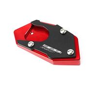 Supporto Piede Per CB 650R Per CBR 650R Per CB650R Per CBR650R 2018-2022 2021 Moto CNC Extension Pad Piastra Di Supporto Kick Foot Side Stand(CBR650R Red)