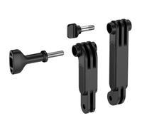 Supporto Pieghevole con Braccio di Estensione per Gopro Hero 13/12/11/10/9/8, Adattatore per Braccio di Estensione con Giunti Diretti Rimovibile per DJI Osmo Action 6/5 Pro/4/3 & Insta 360 Ace Pro/Pro