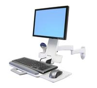 Supporto da parete per TV a schermo piatto Ergotron 200 Series Combo Arm 61 cm (24") Bianco [45-230-216]
