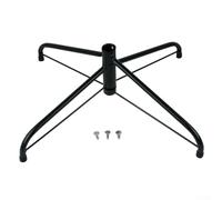 Supporto pieghevole in metallo per alberi di Natale, staffa di base in ferro supporta alberi artificiali 4 6 piedi di altezza e diametro del palo centrale inferiore a 1 25 pollici per display stabile