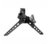 Supporto pieghevole per arco composto, staffa ricurva portatile supporto per la conservazione, telaio in plastica a forma di otto, nero