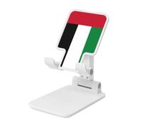 Supporto pieghevole per cellulare con bandiera degli Emirati Arabi Uniti, angolo regolabile, altezza regolabile, supporto per cellulare da tavolo, portatile, compatibile con tutti gli smartphone