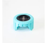 Supporto pieghevole per computer da bicicletta, in plastica, supporto per faro per biciclette, supporto multi-dispositivo, fissaggio sicuro a vite, leggero, 23 g, blu