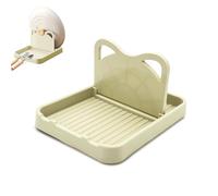 Supporto pieghevole per coperchio padella con salvagoccia, resistente al calore, design multiuso, organizer da cucina salvaspazio per mestoli, pinze, spatole
