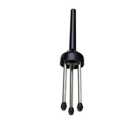 Supporto Pieghevole per Flauto a Tre Gambe, Base in Metallo Nero | Design Compatto da Tavolo, Piedini Antiscivolo e Struttura Stabile per Lezioni e Performance Musicali