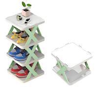 Supporto pieghevole per scarpe - Verde / 4 livelli