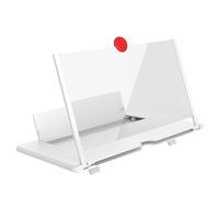 Supporto pieghevole per smartphone, lente d'ingrandimento per schermo da 12", compatibilità universale, protezione per gli occhi per uso interno ed