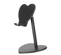 Supporto pieghevole per tablet con design a forma di cuore in metallo adatto per uso da scrivania Home Office Supporto antiurto portatile Staffa per telefono pigro per scrivania