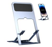Supporto pieghevole per telefono cellulare, 13,2 x 10 x 7,5 cm, supporto per tablet non scivoloso per tutti i tablet Smart Phones Tablet, Cradle Dock (ABS)