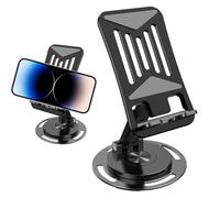 Supporto pieghevole per telefono cellulare, supporto per telefono da tavolo girevole a 360 gradi | Supporto pieghevole per cellulare portatile per guardare la TV, imparare