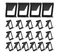 Supporto Pieghevole per Telefono e Tablet Nero in Plastica 20 Pezzi | Base Antiscivolo Impugnature Integrate, per Lezioni Online e Dormitori, Vista Stabile senza Mani