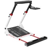 Supporto Pieghevole per Volante da Simulatore di Guida, Regolabile in Altezza e Angolazione, Compatibile con Logitech G25 G27 G29 T300RS Thrustmaster TX, Supporto per Leva del Cambio Installabile a