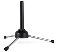 Supporto Pieghevole Portatile per Clarinetto, Stabile, Nero | Struttura Triangolare in Plastica e Metallo, per Conservazione ed Esposizione di Clarinetto e Sax