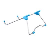 Supporto pieghevole portatile per computer portatile, angolo di visione/altezza regolabile in lega di alluminio supporto per notebook da 10 a 17 pollici