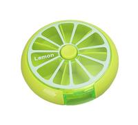 Supporto pillole settimanali - Organizer settimanale rotante, per medicina da viaggio | robusta scatola per pillole settimanali con 7 scomparti, organizza