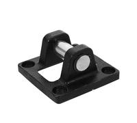Supporto Pneumatico Posteriore Cb-80 in Ferro con Doppie Alette | Base per Cilindro Standard, Collegamento Pivotante Robusto, per Retrofit Impianti e Linee