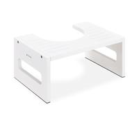 Supporto Poggiapiedi Bagno WC - Sgabello Toilette in Legno Bambù 43,5x28x18,3cm