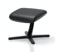 Supporto poggiapiedi noblechairs NBL-FR-PU-BLK alluminio inclinabile 45° nero 49cm