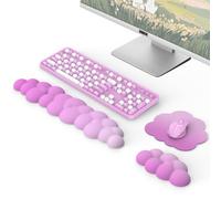 Supporto Polso Nuvola MoKo Per Tastiera E Mouse Con Tappetino, Rosa