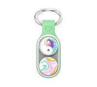 PopSockets, PopPuck Starter Pack Pastel Peace con Base e Aggancio, Verde