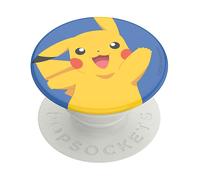 PopSockets: PopGrip - Supporto e Impugnatura per Telefoni Cellulari e Tablet con un Top Intercambiabile - Pokémon - Pikachu Knocked