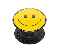 PopSockets, PopGrip Enamel Be Happy, Nero / Giallo