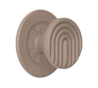 PopSockets: PopGrip Round per Magsafe - Anello Adattatore per MagSafe Incluso - Supporto e Impugnatura per Telefoni Cellulari e Custodia con un Top Intercambiabile - Curves Latte