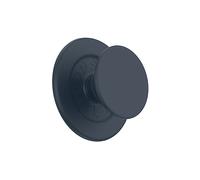 PopSockets, Impugnatura rotonda compatibile con MagSafe, anello adattatore incluso, supporto per telefono, compatibile con ricarica wireless, motivo Navy soft touch