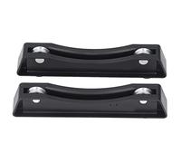 Supporto Porta Bobina Filamento Stampante 3D, Regolabile, ABS Nero, 2 Pezzi con Cuscinetto 608ZZ - Struttura Stabile, Compatibile con Vari Modelli 3D