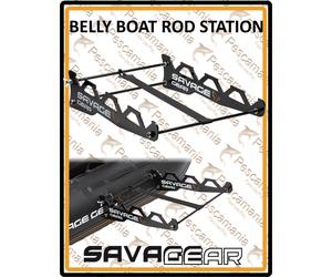 supporto porta canne Savage Gear 4 posti per belly boat ROD STATION